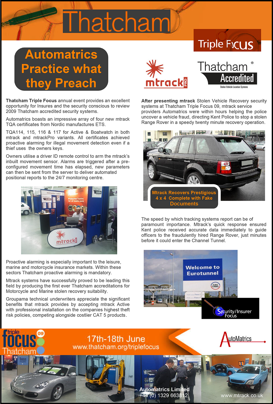 Thatcham Triple Focus 2009 Automatrics
